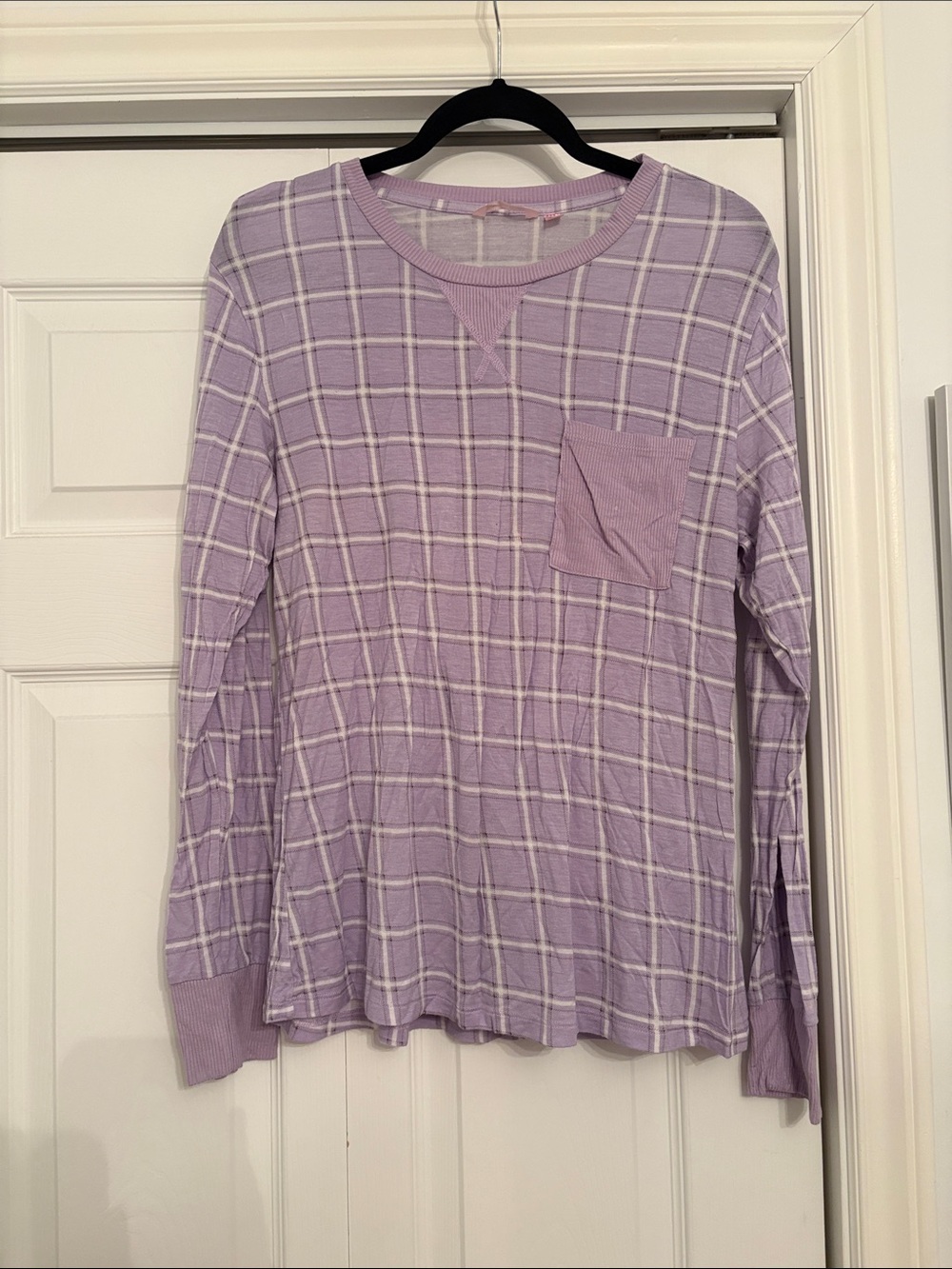 Lilac Plaid PJ set